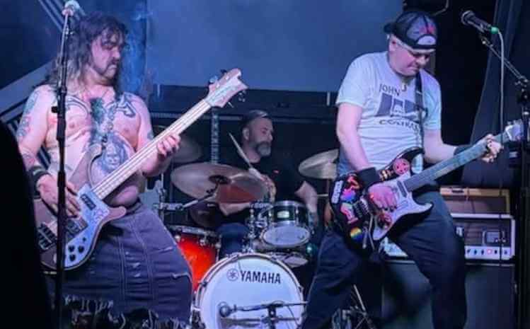 Photo of the band members of Red Hoof